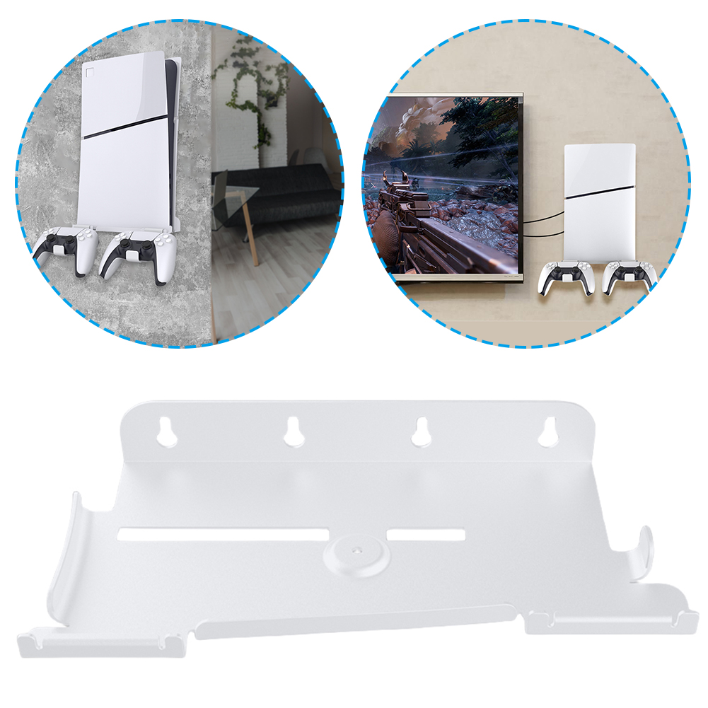 Gaming Accessories Wall Mount - Wandmontagebeugel Displaystandaard met 2 controllerhouders Verticale