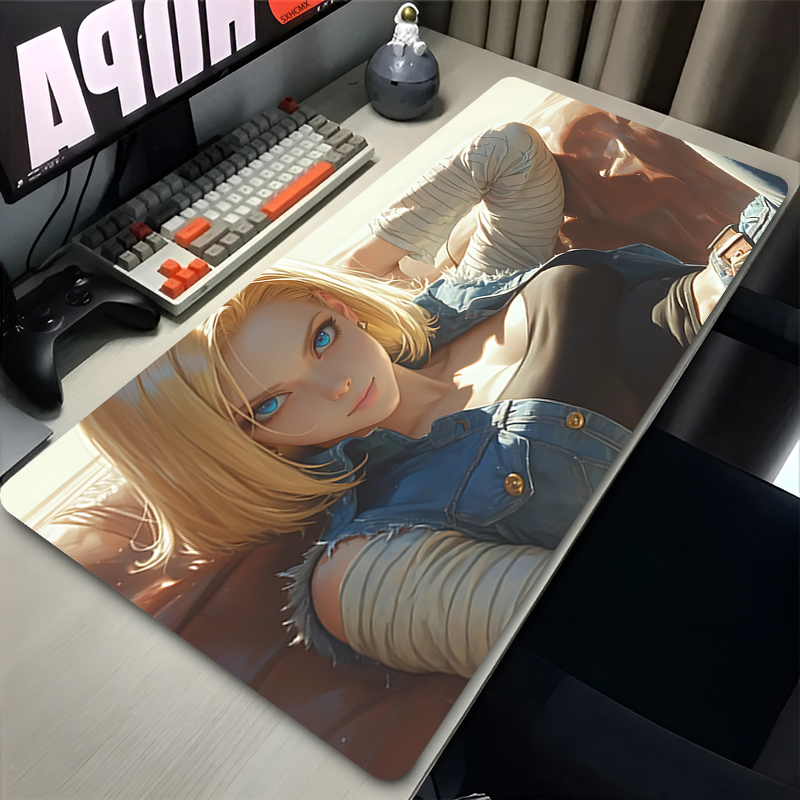 Gaming Accessories Girly - Muismat Grote Dragon Ball Android 18