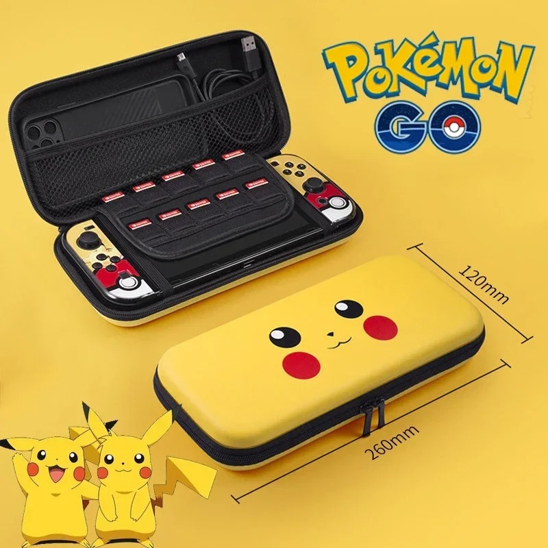 Gaming Accessories For Free Fire - Pokemon Pikachu opbergtas voor Switch OLED