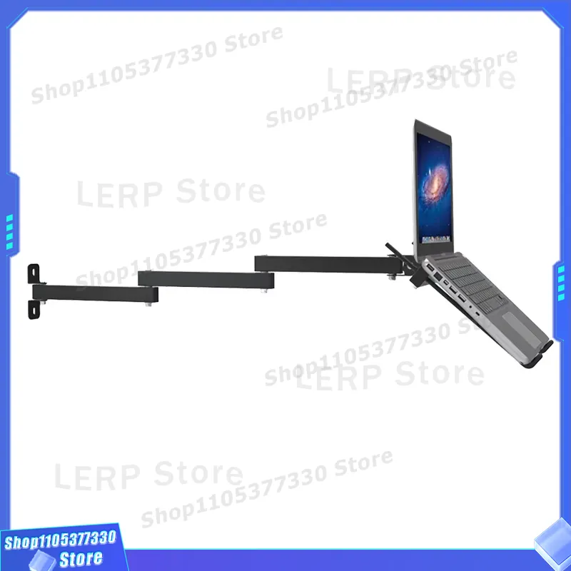 Gaming Accessories Wall Mount - Intrekbare laptop-wandbevestiging 17-27 inch, opvouwbare volledige