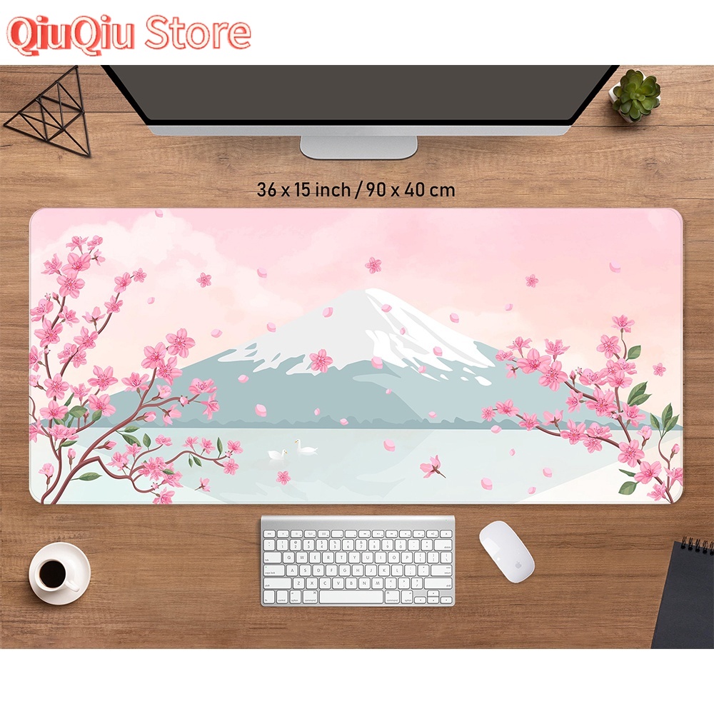 Gaming Accessories Girly - Japanse Roze Sakura Bureau Mat Anime