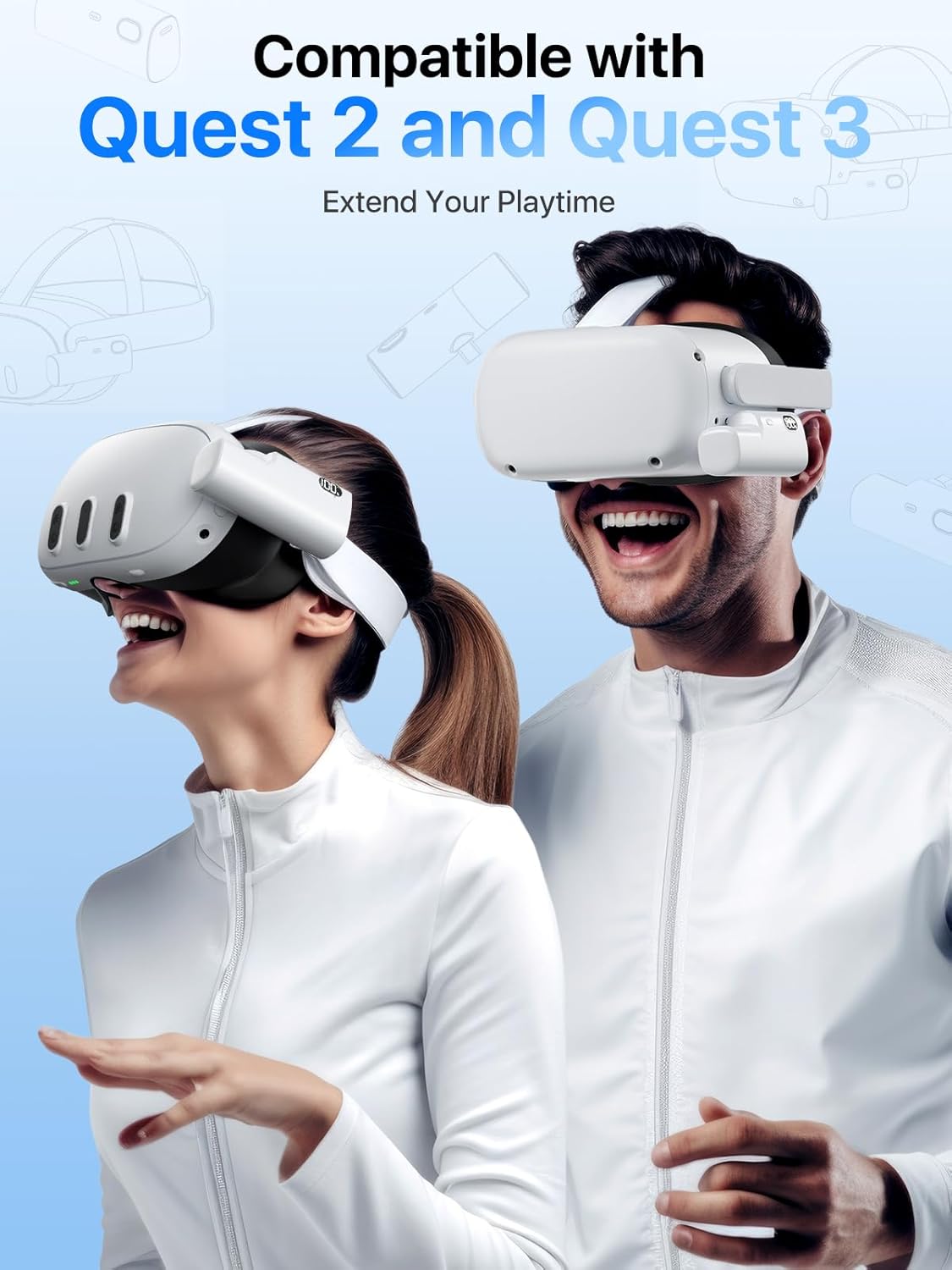 Batterij voor Meta Quest 3/3S  - Gaming Accessories Headset recensie en prijs