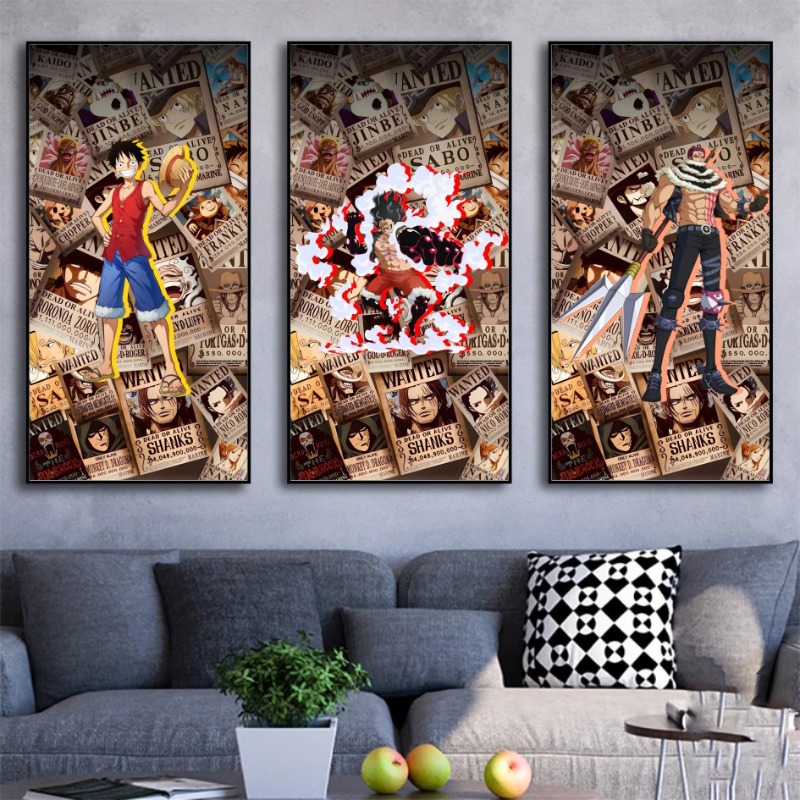 One Piece Wanted Poster Wandde - Gaming Accessories For Free Fire recensie en prijs