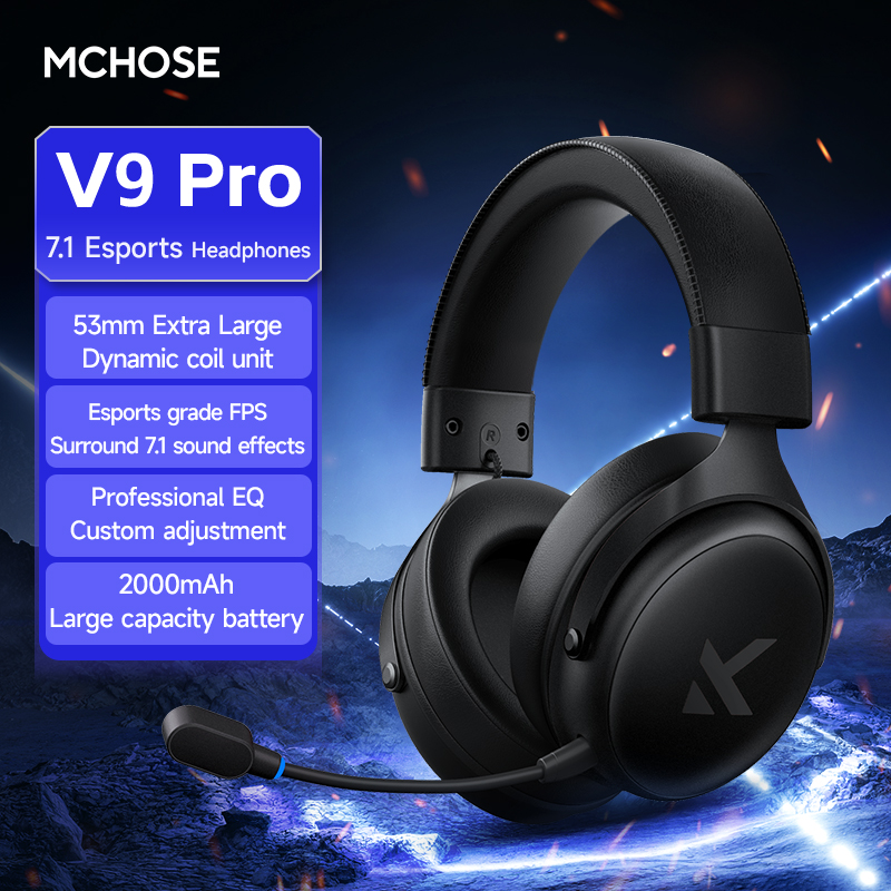 MCHOSE V9 Pro Headset met micr - Venom Gaming Accessories recensie en prijs