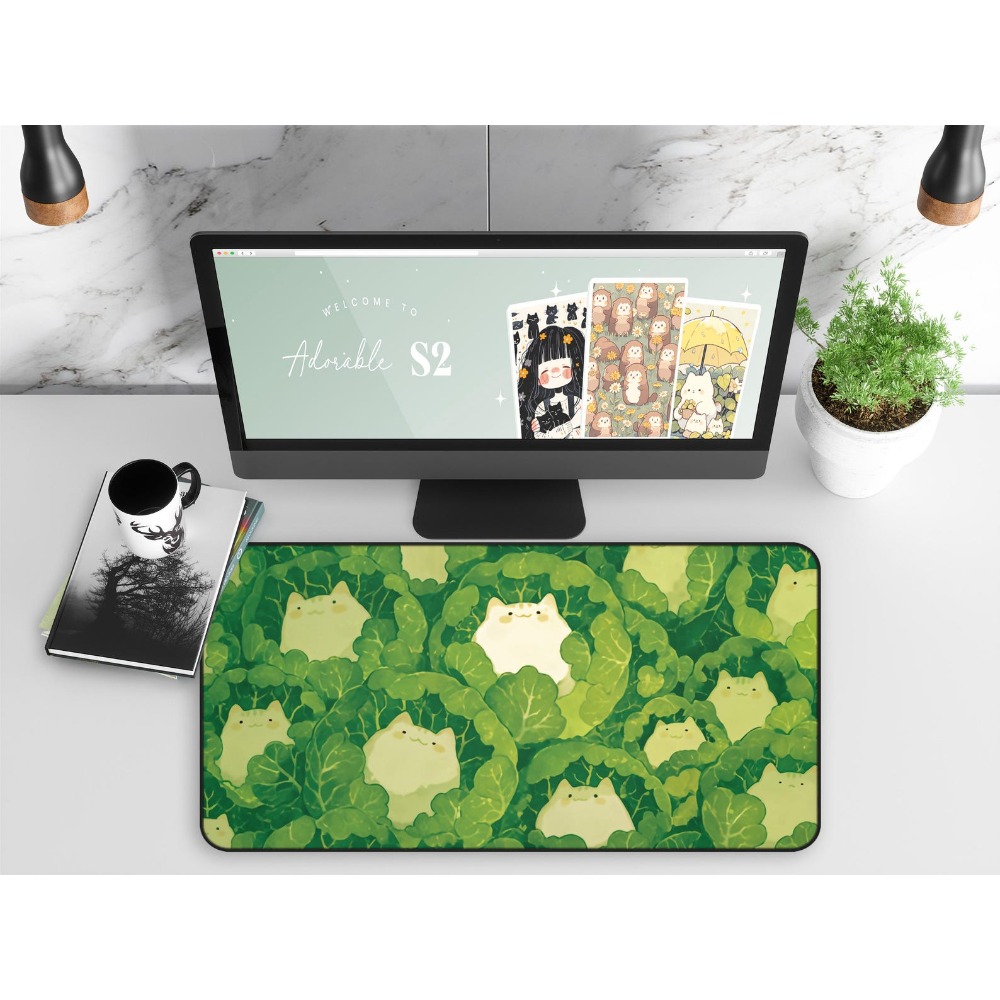 Kawaii bureaumat, schattige ka - Gaming Accessories Officeworks recensie en prijs